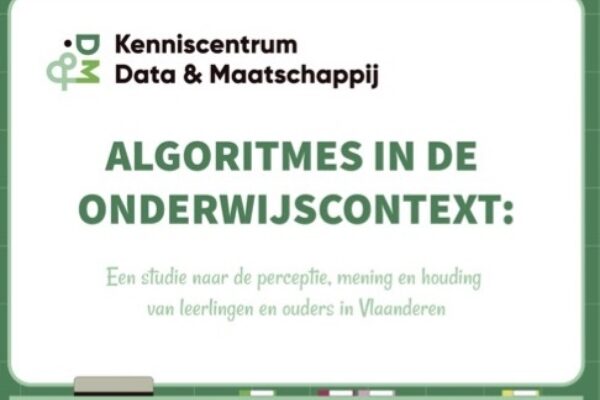 Algoritmes en AI in de onderwijscontext: Een studie naar de perceptie, mening en houding van leerlingen en ouders in Vlaanderen
